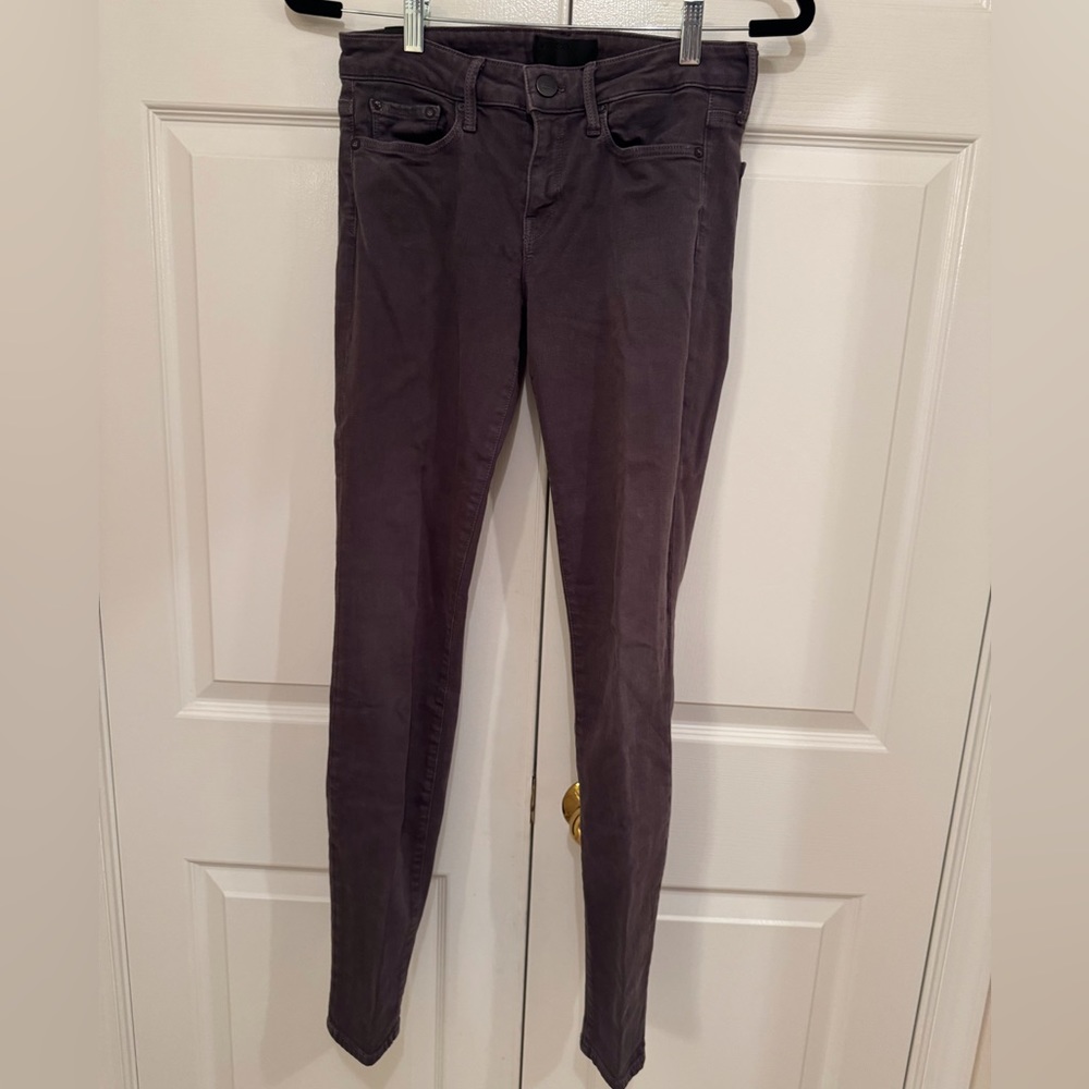 Vince Charcoal Denim Riley Leggings, size 28